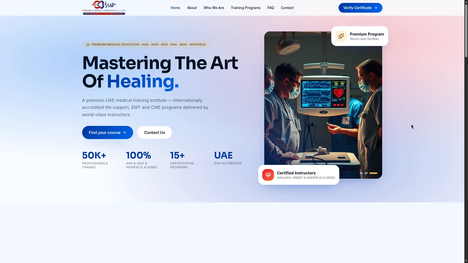 Code Blue Medical Services
